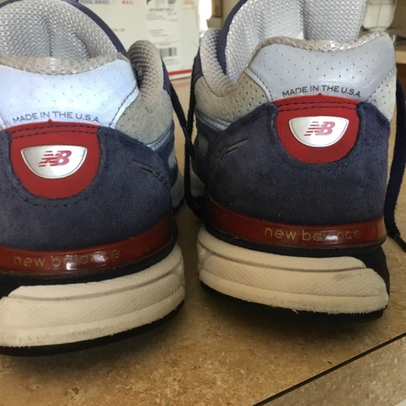 New Balance 990v4 Made in USA ‘Navy Red’ - Picture 14 of 16